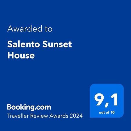 Salento Sunset House Villa Pulsano Luaran gambar